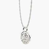 silver constellation spinning anxiety necklace