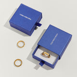 trio gliding fidget ring