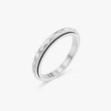 essentials spinning ring - silver