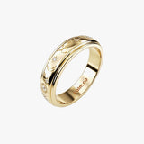 gold celestial zodiac engraved anxiety ring