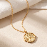 constellation necklace - gold
