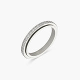 eternity spinning ring - silver
