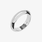 silver spinning band ring