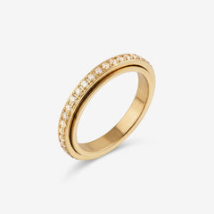 eternity spinning ring - gold