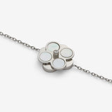 spinning 4-leaf clover bracelet - silver [PRE-ORDER]