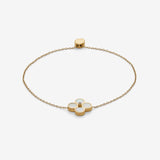 spinning 4-leaf clover bracelet - gold [PRE-ORDER]