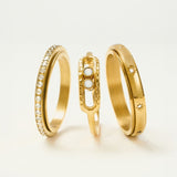 eternity spinning ring - gold