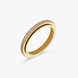 eternity spinning ring - gold
