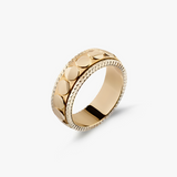 gold sphere-edged anxiety ring