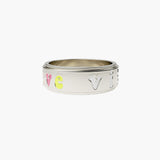 "positive vibes” affirmation spinning anxiety ring